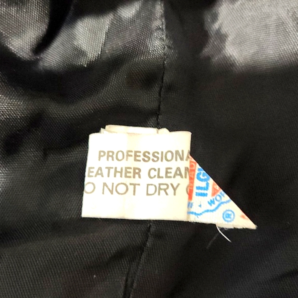 Braetan Vintage Union Made Double Breasted Cropped Jacket Suede Accents Size Med - Picture 14 of 15